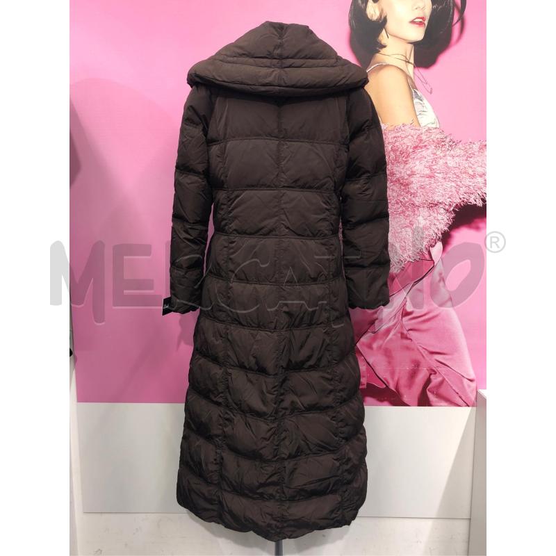 PIUMINO DONNA MONCLER MARRONE  | Mercatino dell'Usato Roma somalia 4