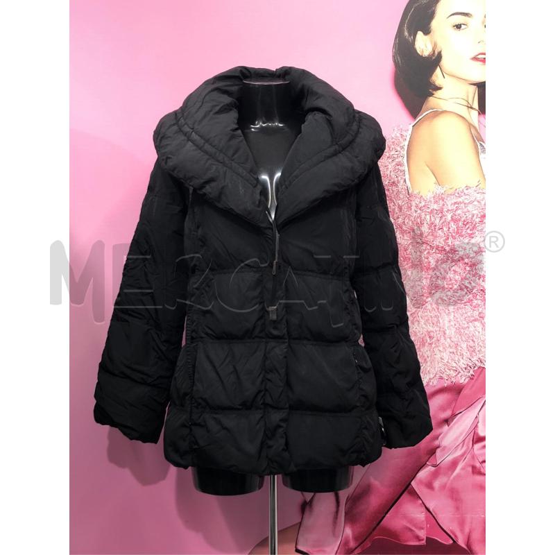 PIUMINO DONNA MONCLER NERO  | Mercatino dell'Usato Roma somalia 1