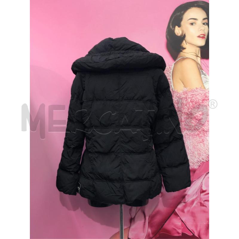 PIUMINO DONNA MONCLER NERO  | Mercatino dell'Usato Roma somalia 4