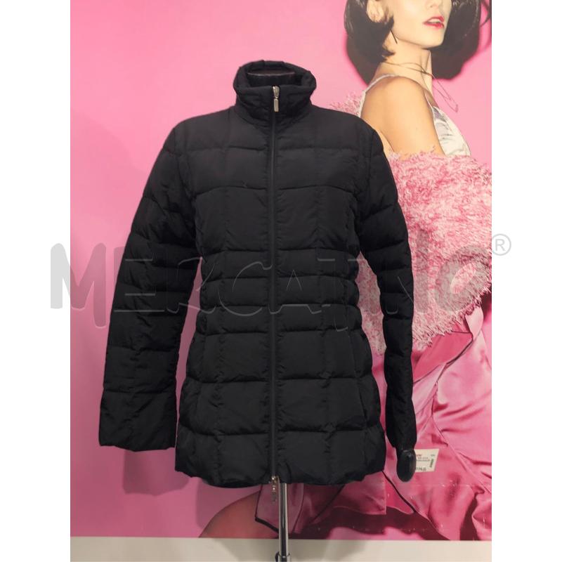 PIUMINO DONNA MONCLER NERO | Mercatino dell'Usato Roma somalia 1