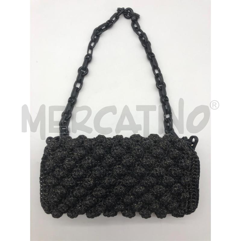 POCHETTE MISSONI NERA PALLE 3D  | Mercatino dell'Usato Roma somalia 2