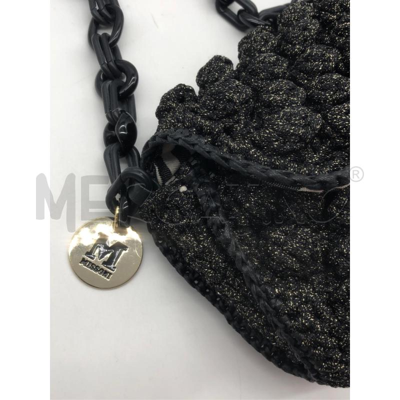 POCHETTE MISSONI NERA PALLE 3D  | Mercatino dell'Usato Roma somalia 3