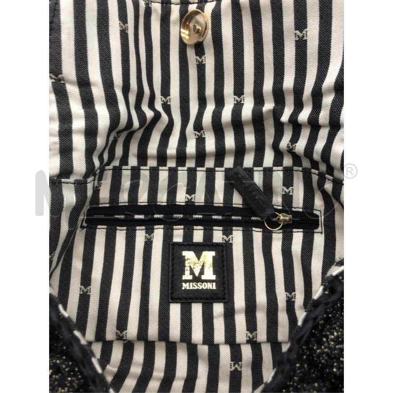 POCHETTE MISSONI NERA PALLE 3D  | Mercatino dell'Usato Roma somalia 4
