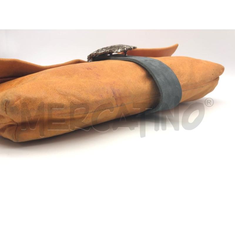 POCHETTE PIGNAREA ARANCIO CHIUSURA GIOIELLO | Mercatino dell'Usato Roma somalia 4