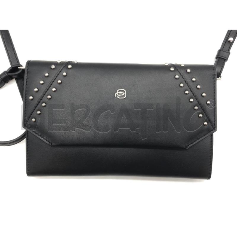 POCHETTE PQUADRO NERA BORCHIE | Mercatino dell'Usato Roma somalia 2