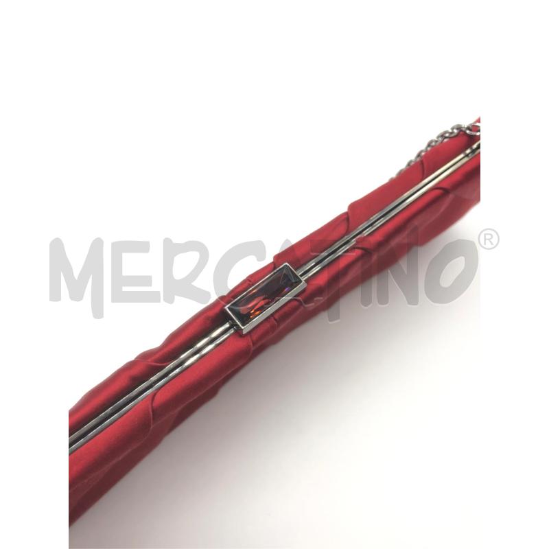 POCHETTE VALENTINO GARAVANI ROSSA  | Mercatino dell'Usato Roma somalia 2
