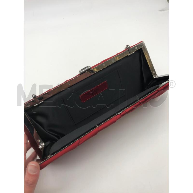 POCHETTE VALENTINO GARAVANI ROSSA  | Mercatino dell'Usato Roma somalia 3