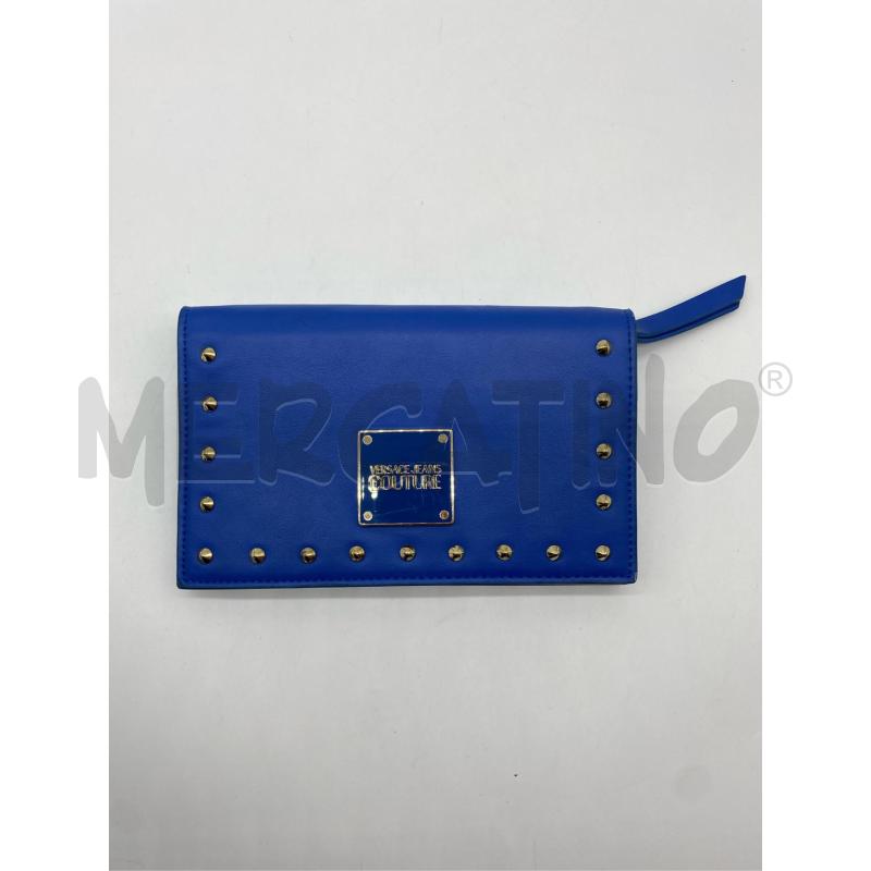 POCHETTE VERSACE COUTURE BLU ELETTRICA  | Mercatino dell'Usato Roma somalia 1