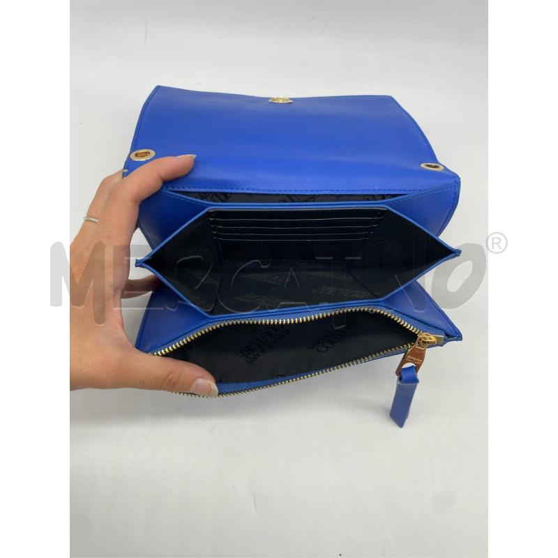 POCHETTE VERSACE COUTURE BLU ELETTRICA  | Mercatino dell'Usato Roma somalia 4