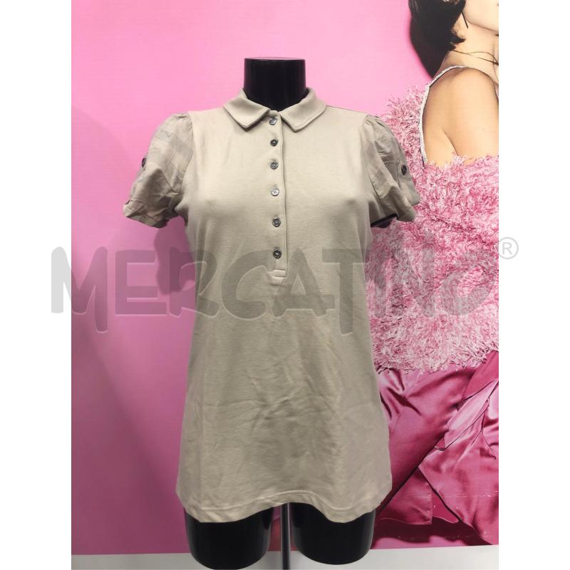 POLO DONNA BURBERRY BEIGE  | Mercatino dell'Usato Roma somalia 1
