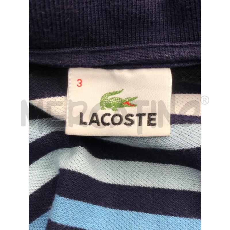 POLO UOMO LACOSTE BLU RIGA AZZURRA VIOLA | Mercatino dell'Usato Roma somalia 5
