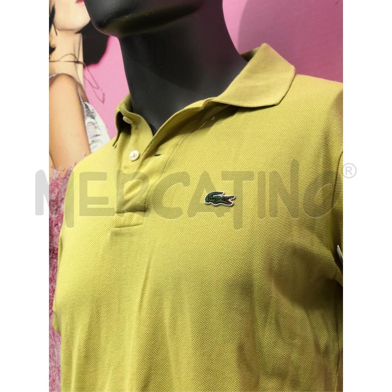 POLO UOMO LACOSTE GIALLO  | Mercatino dell'Usato Roma somalia 2