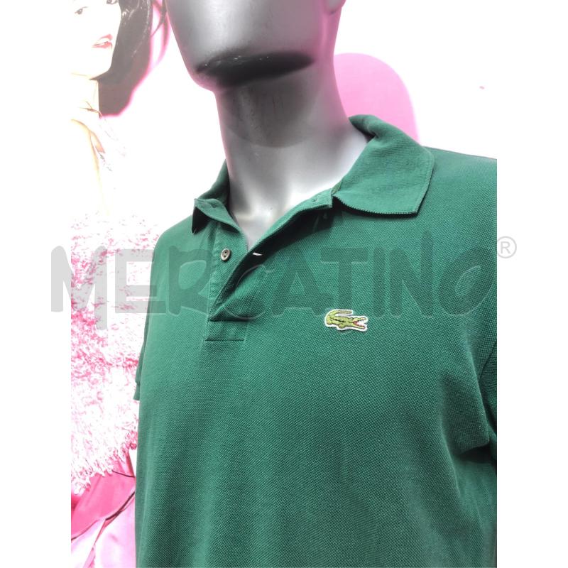 POLO UOMO LACOSTE VERDE  | Mercatino dell'Usato Roma somalia 2