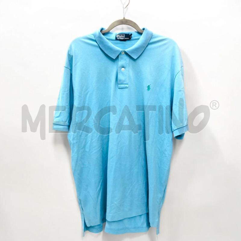 POLO UOMO RALPH LAUREN AZZURRA  | Mercatino dell'Usato Roma somalia 1