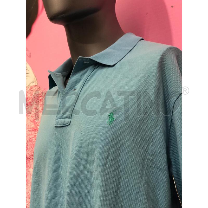 POLO UOMO RALPH LAUREN AZZURRA  | Mercatino dell'Usato Roma somalia 2