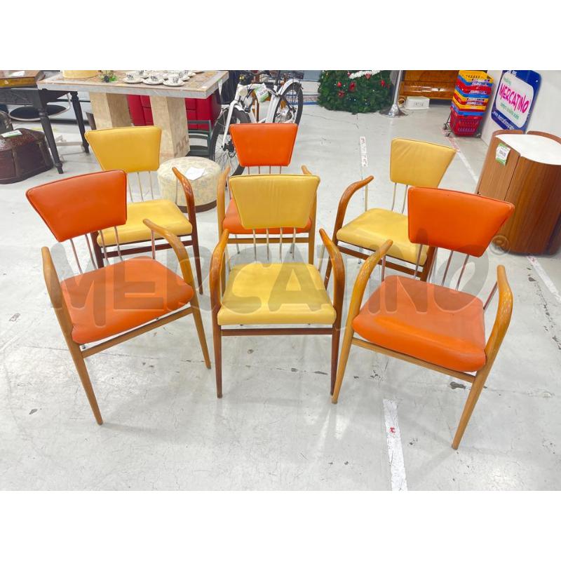 POLTRONCINE 3 PZ GIALLE 3  ARANCIO SEDEX | Mercatino dell'Usato Roma somalia 1
