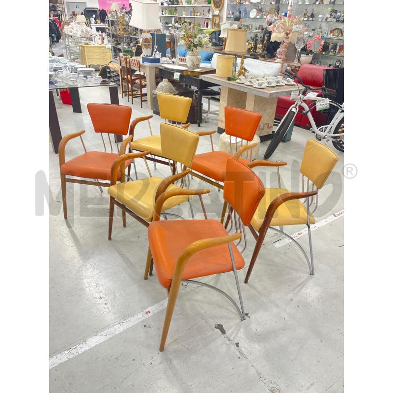 POLTRONCINE 3 PZ GIALLE 3  ARANCIO SEDEX | Mercatino dell'Usato Roma somalia 2