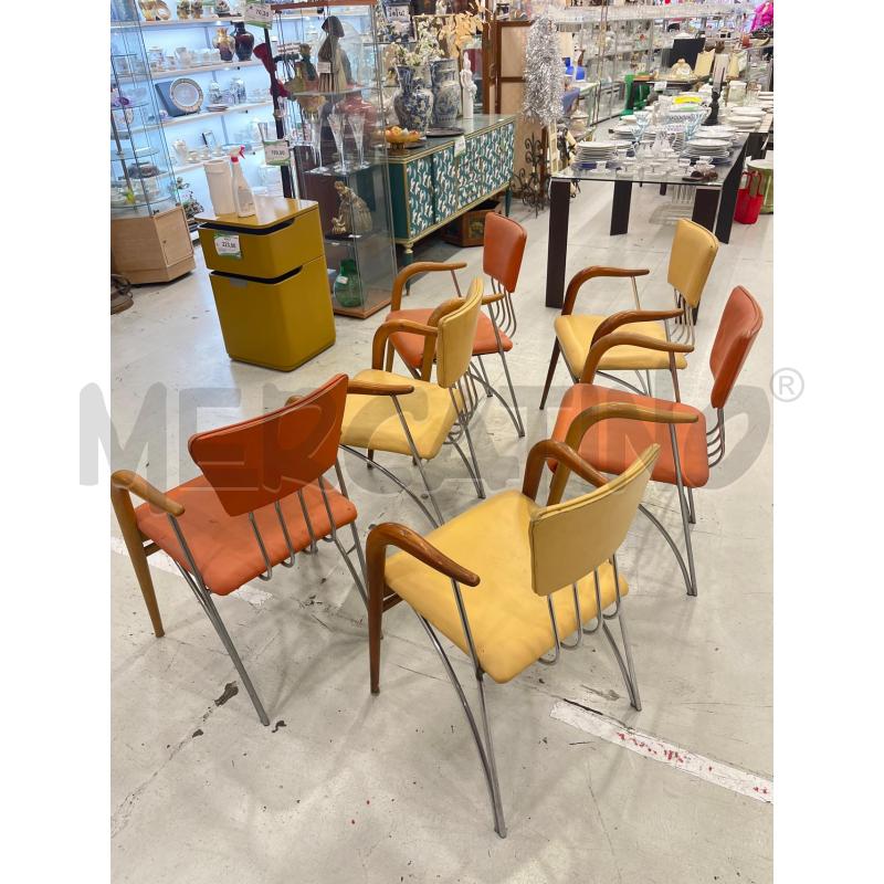 POLTRONCINE 3 PZ GIALLE 3  ARANCIO SEDEX | Mercatino dell'Usato Roma somalia 3