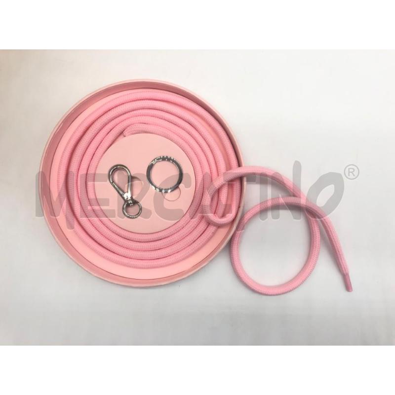 PORTA CHIAVI PRADA LACCIO ROSA | Mercatino dell'Usato Roma somalia 3