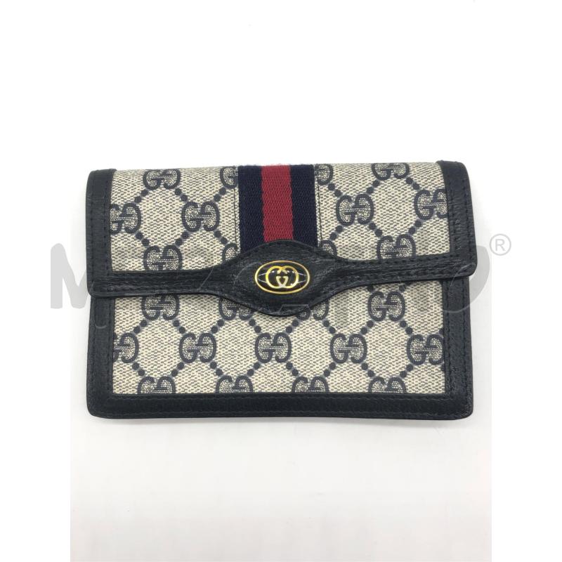 PORTA DOCUMENTI GUCCI GG PROFILI BLU  | Mercatino dell'Usato Roma somalia 1