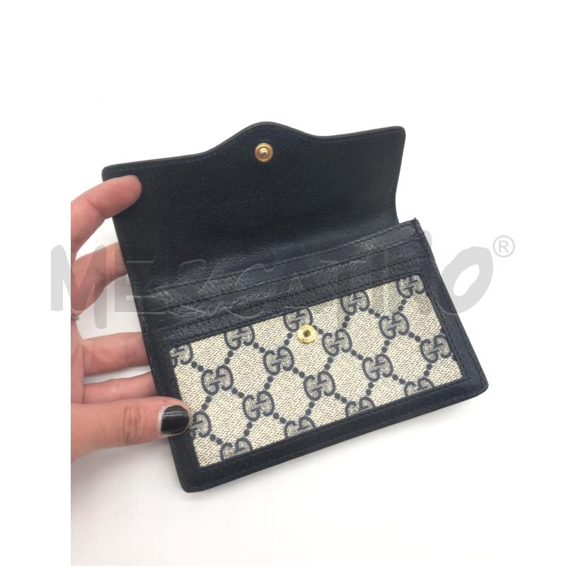 PORTA DOCUMENTI GUCCI GG PROFILI BLU  | Mercatino dell'Usato Roma somalia 3