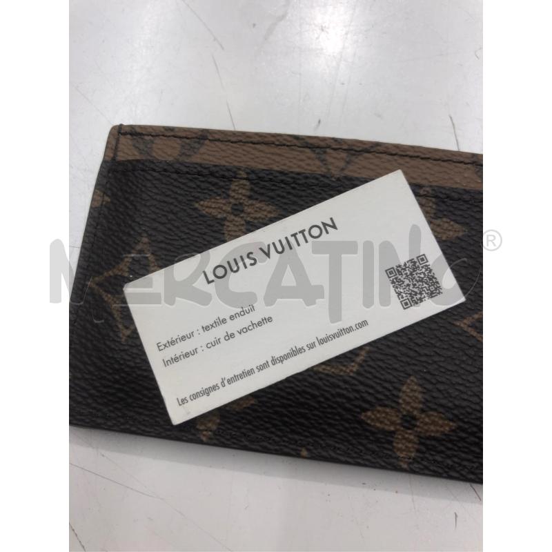 PORTA DOCUMENTI LOUIS VUITTON REVERSE MONOGRAM CANVAS  | Mercatino dell'Usato Roma somalia 3