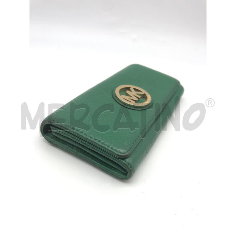 PORTA FOGLIO MICHAEL KORS VERDE  | Mercatino dell'Usato Roma somalia 4