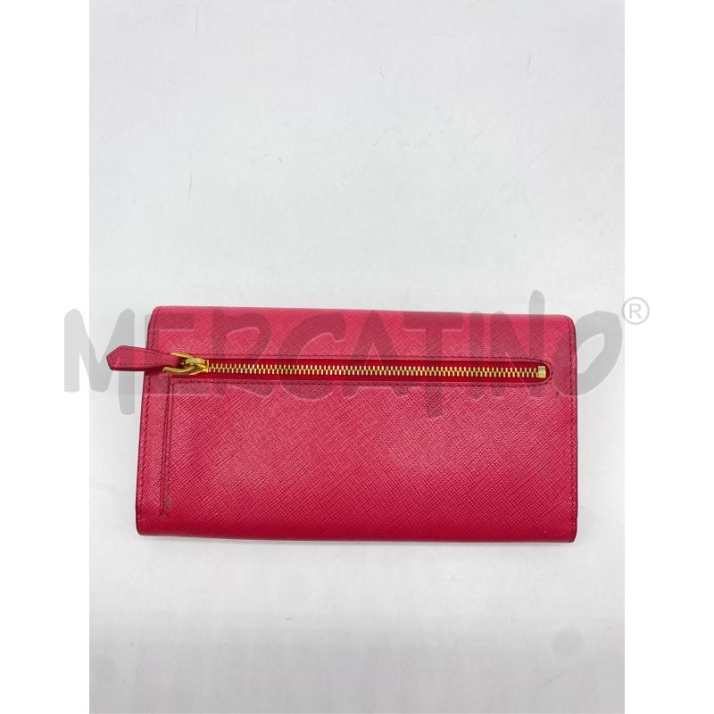 PORTA FOGLIO PRADA FUCSIA BUSTINA  | Mercatino dell'Usato Roma somalia 2