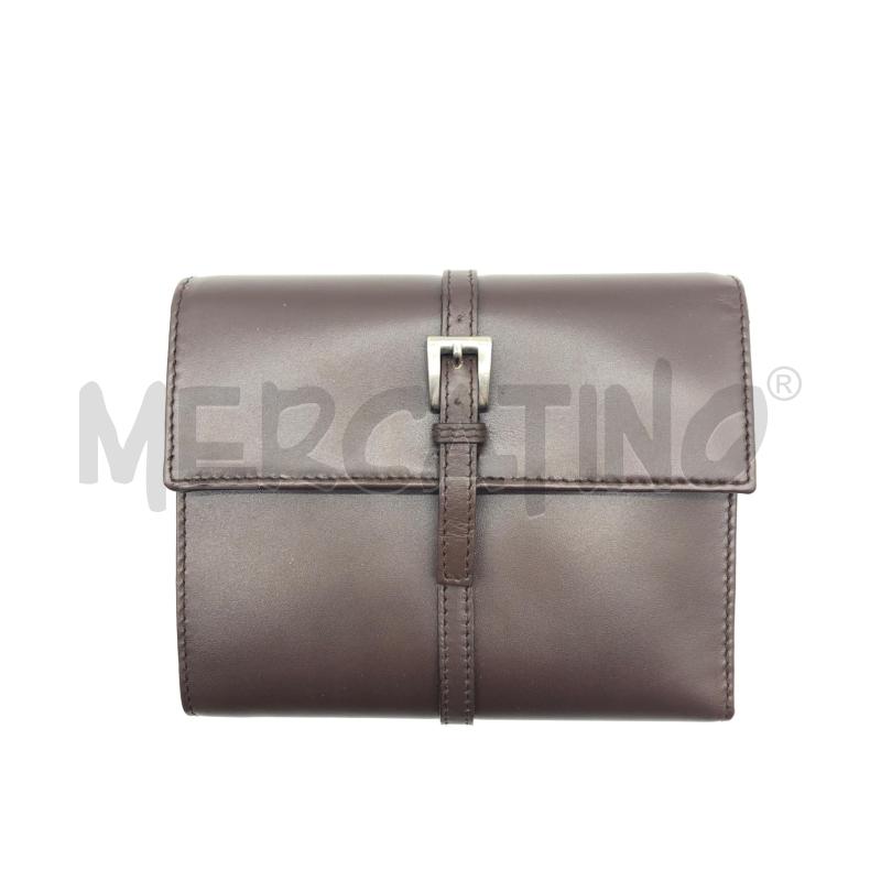 PORTA FOGLIO PRADA MARRONE NEW | Mercatino dell'Usato Roma somalia 2
