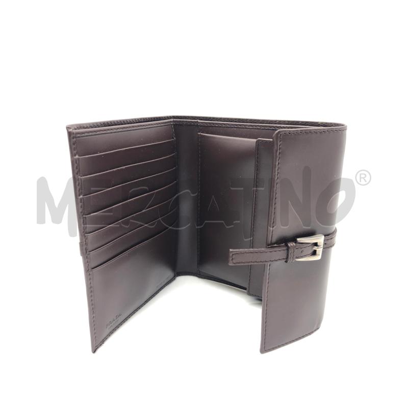 PORTA FOGLIO PRADA MARRONE NEW | Mercatino dell'Usato Roma somalia 4