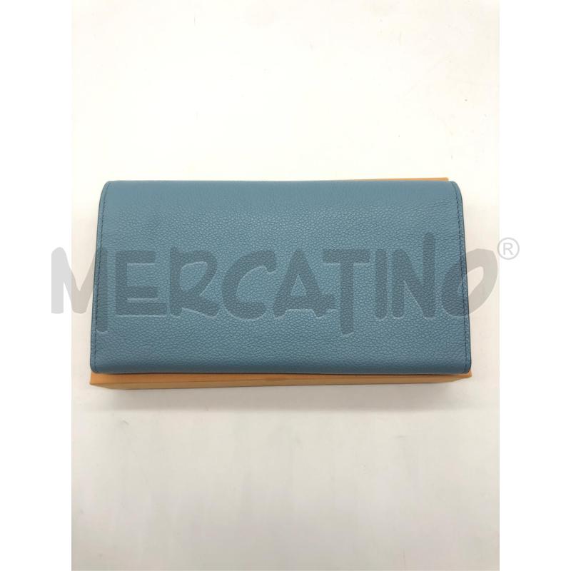PORTA FOGLIO TOD'S AZZURRO | Mercatino dell'Usato Roma somalia 4