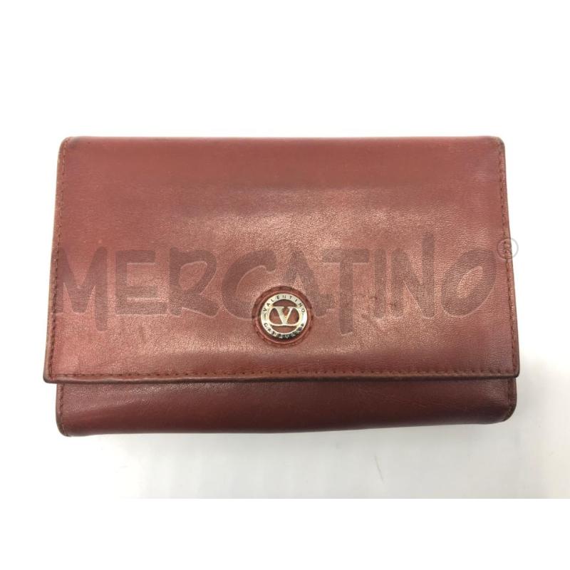 PORTA FOGLIO VALENTINO GARAVANI MARRONCINO | Mercatino dell'Usato Roma somalia 1