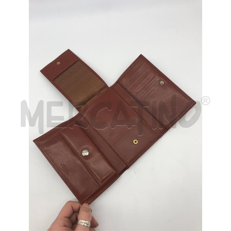 PORTA FOGLIO VALENTINO GARAVANI MARRONCINO | Mercatino dell'Usato Roma somalia 3