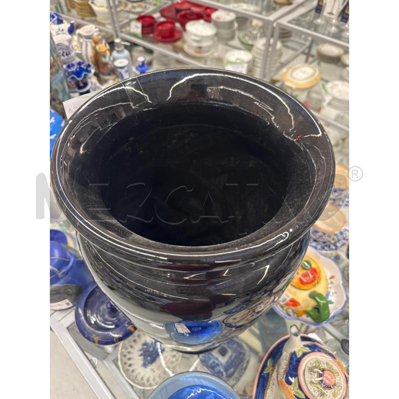 PORTA OMBRELLI CERAMICA NERO BASE DA RIV | Mercatino dell'Usato Roma somalia 3
