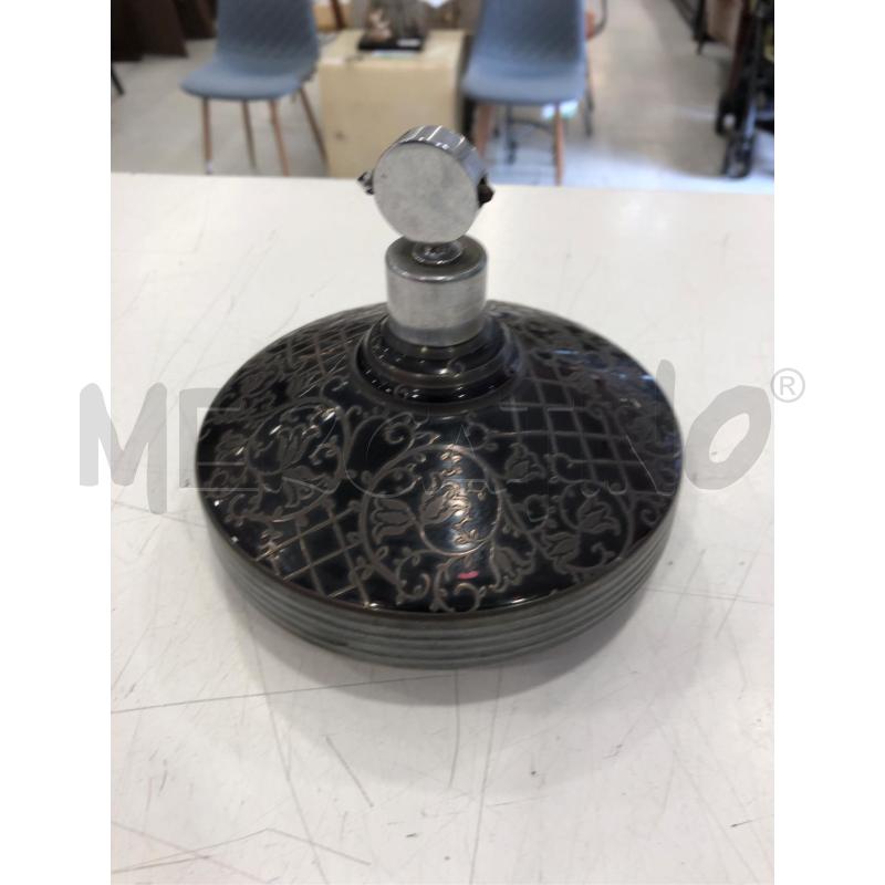 PORTA PROFUMO VETRO DECORI ARGENTATI | Mercatino dell'Usato Roma somalia 2