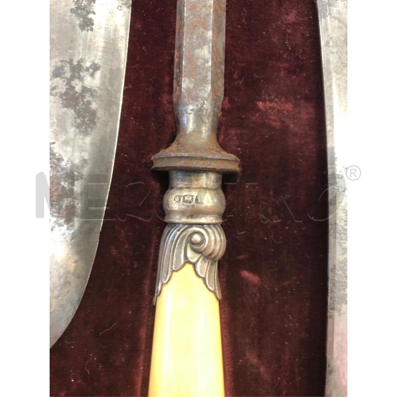 POSATE DA ARROSTO METALLO SCATOLA LEGNO | Mercatino dell'Usato Roma somalia 3