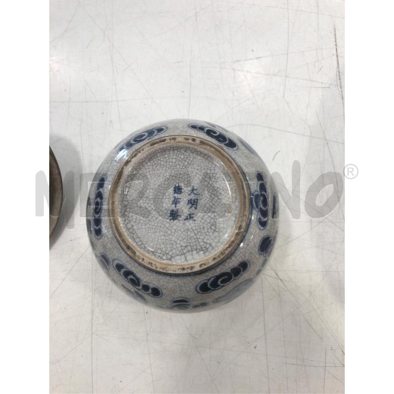 POTICHE CER ORIENTALE DECORI BLU | Mercatino dell'Usato Roma somalia 5