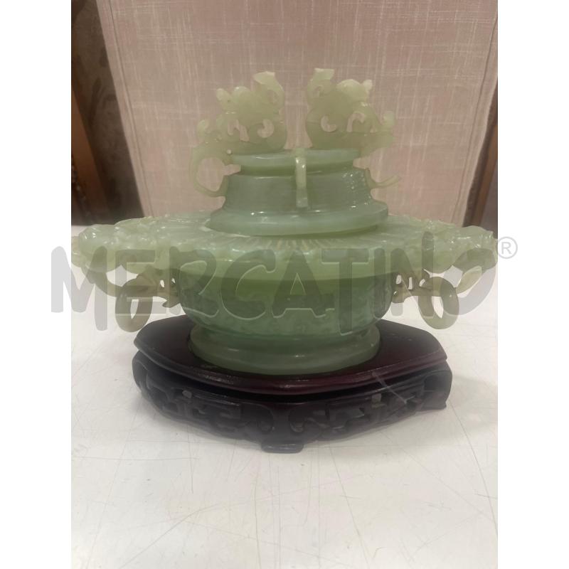 POTICHE VASO GIADA CINESE DA RIV | Mercatino dell'Usato Roma somalia 1