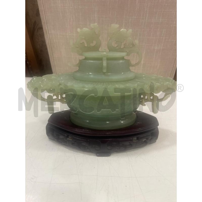 POTICHE VASO GIADA CINESE DA RIV | Mercatino dell'Usato Roma somalia 3