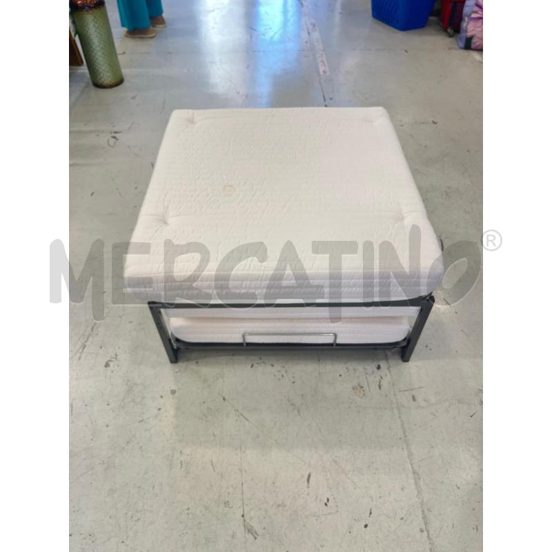 POUF  LETTO QUADRATO VERDE  | Mercatino dell'Usato Roma somalia 2