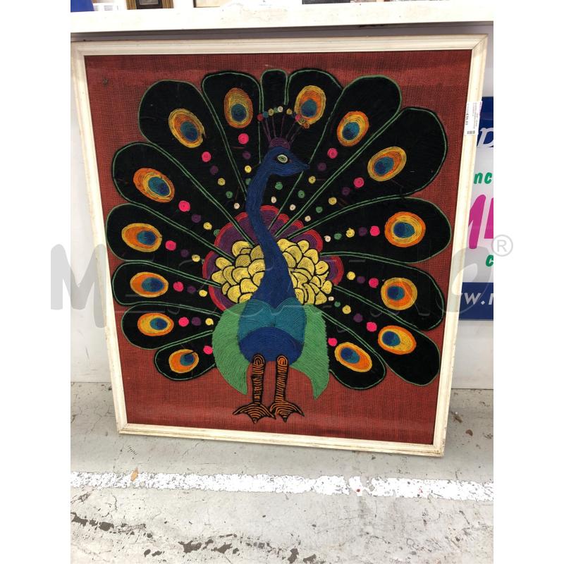 QUADRO ARAZZO PAVONE SUDAMERICA | Mercatino dell'Usato Roma somalia 1