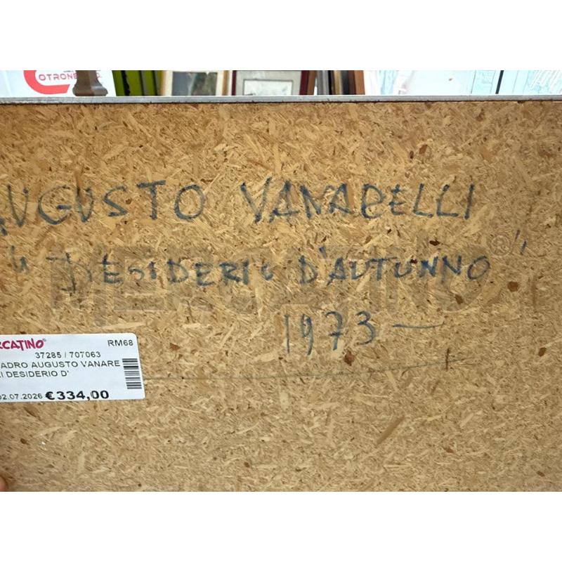 QUADRO AUGUSTO VANARELLI DESIDERIO D'AUTUNNO | Mercatino dell'Usato Roma somalia 3