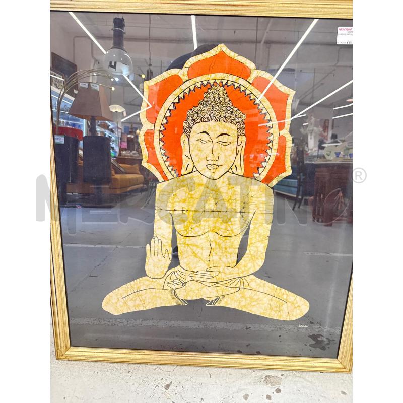 QUADRO BATIK BUDDHA | Mercatino dell'Usato Roma somalia 1