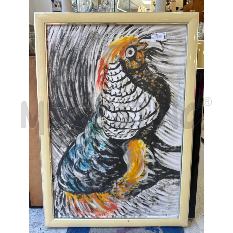 QUADRO BRACCIALINI PAPPAGALLO ARANCIONE | Mercatino dell'Usato Roma somalia 1