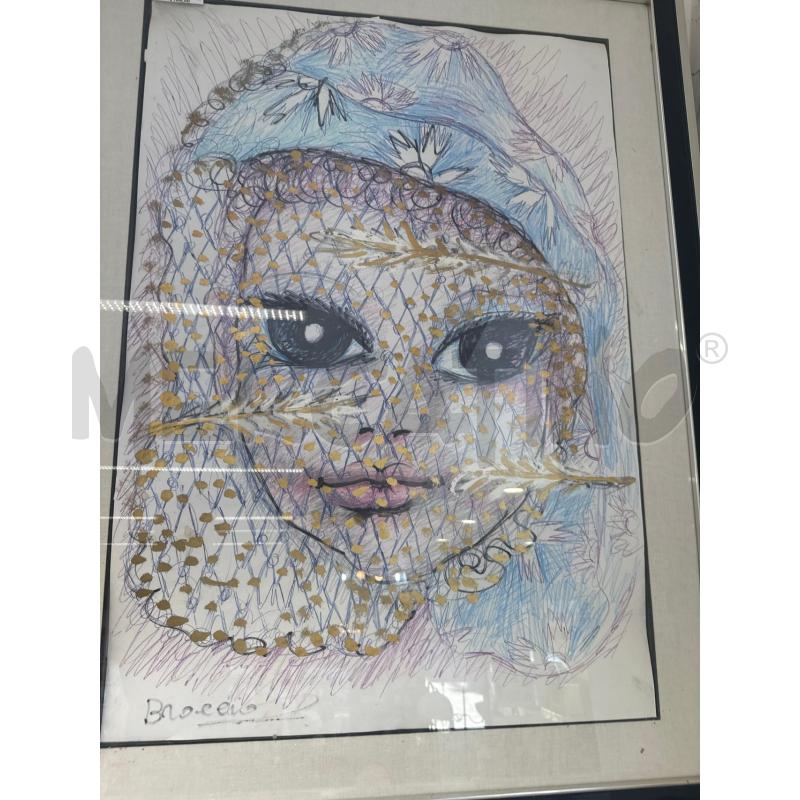 QUADRO BRACCIOLINI RITRATTO DI BAMBINO | Mercatino dell'Usato Roma somalia 3