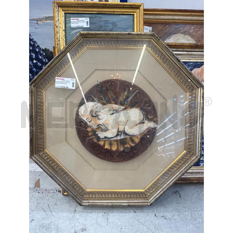 QUADRO BRACCIOLINI  ANGELO TECNICA MISTA | Mercatino dell'Usato Roma somalia 1