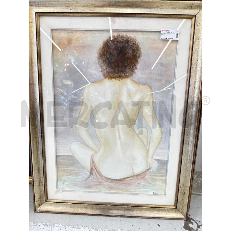 QUADRO COREVI NUDO DI DONNA | Mercatino dell'Usato Roma somalia 1