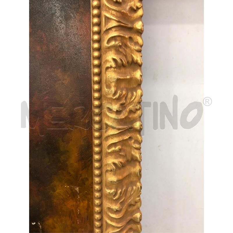 QUADRO CORNICE DORATA DONNA CON BAMBINO | Mercatino dell'Usato Roma somalia 4
