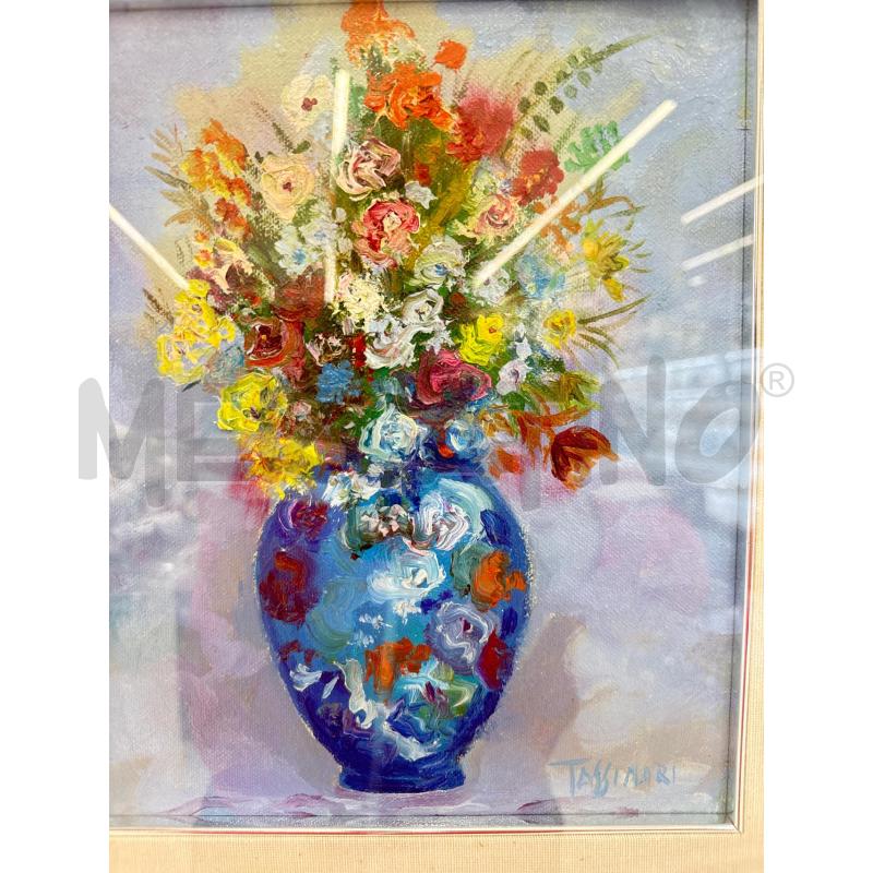 QUADRO G.TASSINARI VASO CON FIORI | Mercatino dell'Usato Roma somalia 2