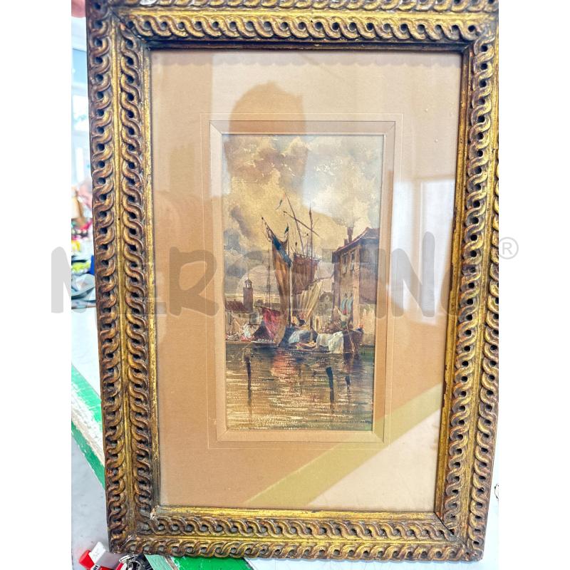QUADRO GOUCHE BARCA A VELA | Mercatino dell'Usato Roma somalia 1